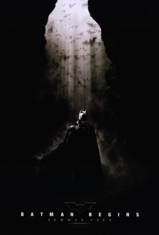 Batman Begins Movie Poster Print