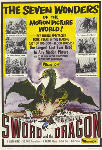 Sword and the Dragon Movie Poster Print