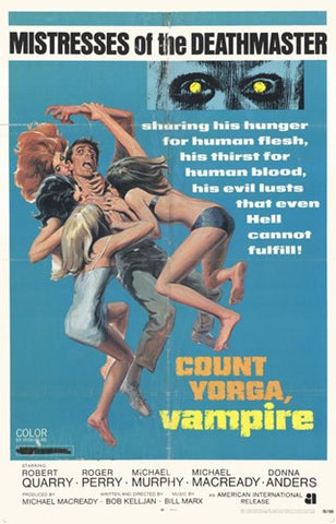 Count Yorga Vampire Movie Poster Print
