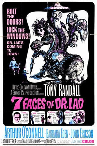 7 Faces of Dr Lao Movie Poster Print