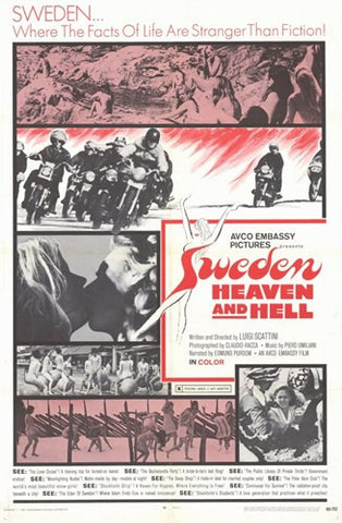 Sweden Heaven and Hell Movie Poster Print