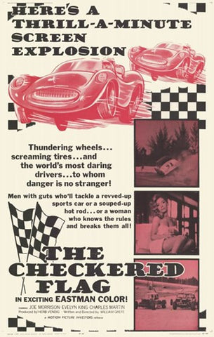 The Checkered Flag Movie Poster Print
