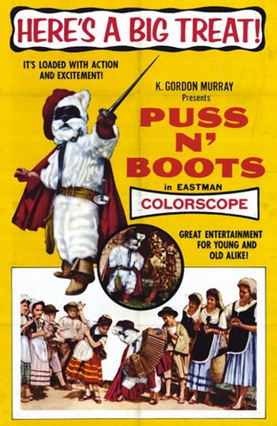 Puss 'N Boots Movie Poster Print