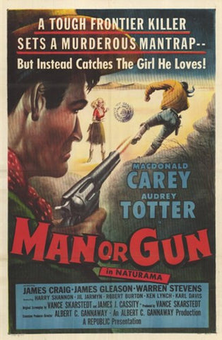 Man Or Gun Movie Poster Print