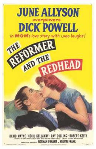 The Reformer and the Redhead Movie Poster Print