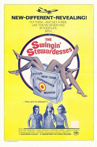 The Swingin' Stewardesses Movie Poster Print