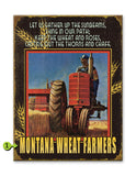 Let Us Gather Up the Sunbeams, Red Tractor Metal 28x38