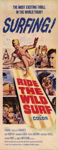 Ride The Wild Surf Movie Poster Print