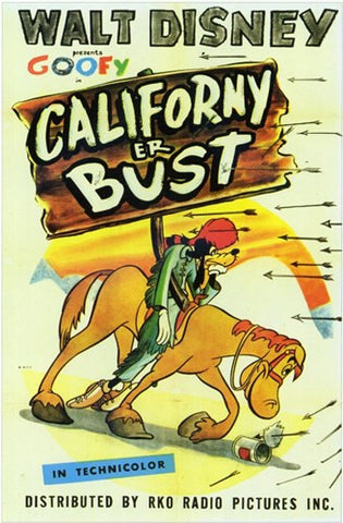 Californy 'Er Bust Movie Poster Print