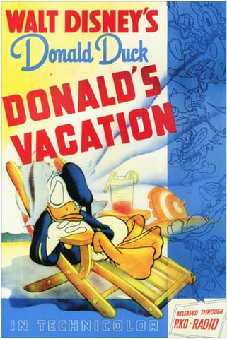 Donald's Vacation Movie Poster Print