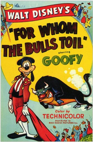for Whom the Bulls Toil Movie Poster Print