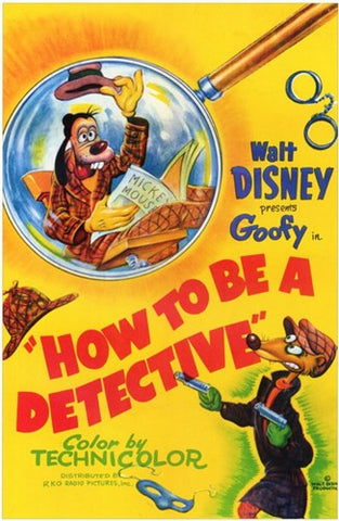 How to Be a Detective Movie Poster Print