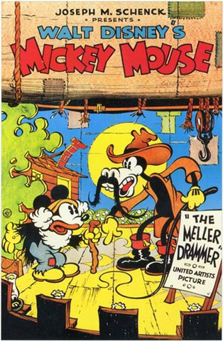 Mickey's Mellerdrammer Movie Poster Print