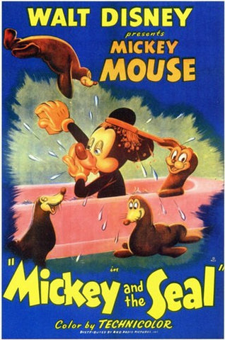 Mickey and the Seal Movie Poster Print