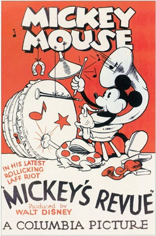 Mickey's Revue Movie Poster Print