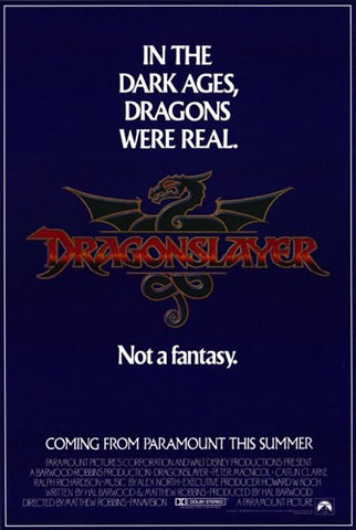 Dragonslayer Movie Poster Print
