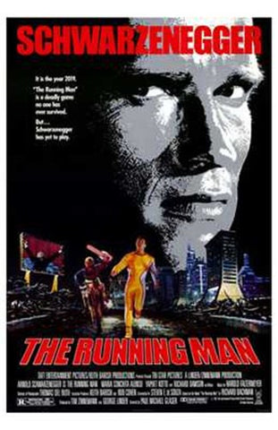 The Running Man Movie Poster Print