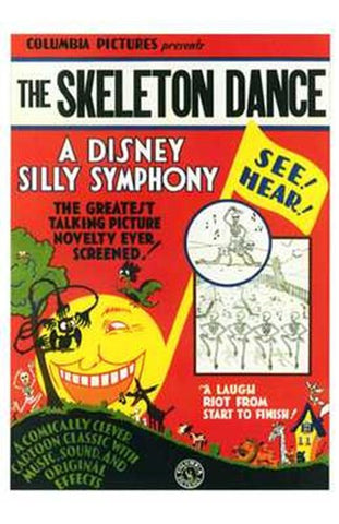 Skeleton Dance Movie Poster Print