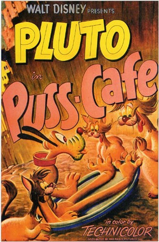Puss Cafe Movie Poster Print