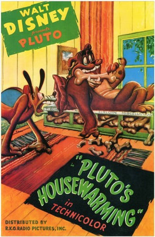 Pluto's Housewarming Movie Poster Print