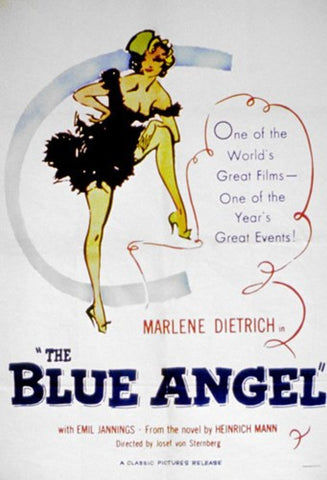 Blue Angel Movie Poster Print