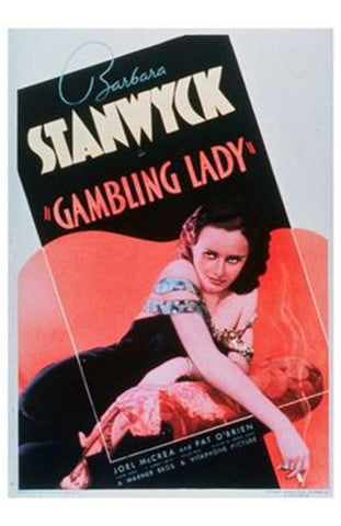 Gambling Lady Movie Poster Print