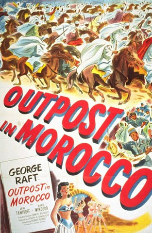 Outpost in Morocco Movie Poster Print