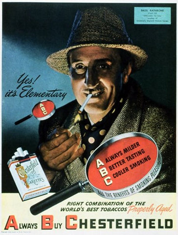 Basil Rathbone Movie Poster Print