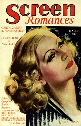Greta Garbo Movie Poster Print