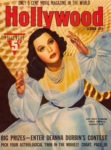 Hedy Lamarr Movie Poster Print