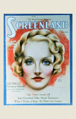 Marlene Dietrich Movie Poster Print