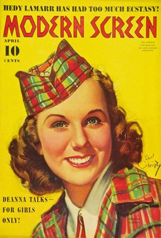 Deanna Durbin Movie Poster Print