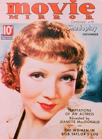 Claudette Colbert Movie Poster Print