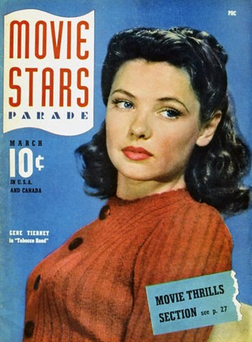 Gene Tierney Movie Poster Print
