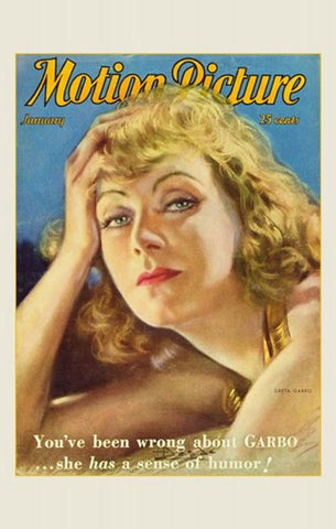 Greta Garbo Movie Poster Print