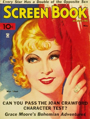 Mae West Movie Poster Print