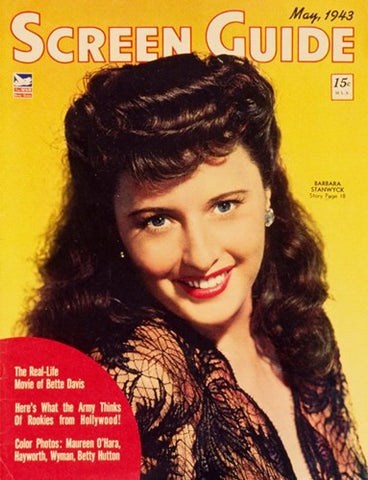 Barbara Stanwyck Movie Poster Print