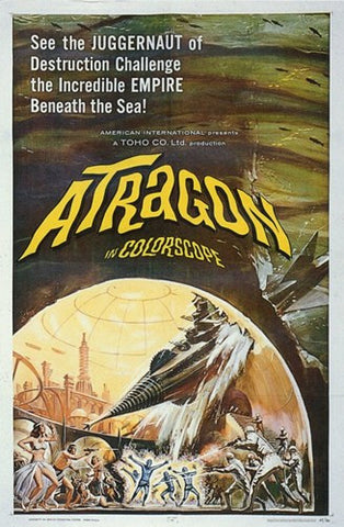 Atragon Movie Poster Print
