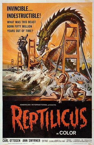 Reptilicus Movie Poster Print