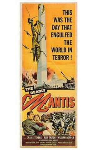 Deadly Mantis Movie Poster Print