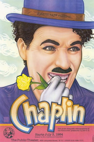 Charlie Chaplin Retrospective Movie Poster Print