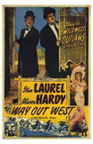 Way Out West Movie Poster Print
