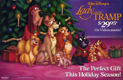 Lady and the Tramp Movie Poster Print