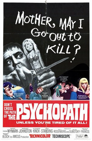Psychopath Movie Poster Print