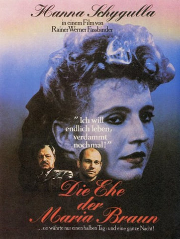 Marriage of Maria Braun Movie Poster Print