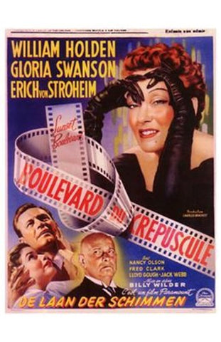 Sunset Boulevard Movie Poster Print
