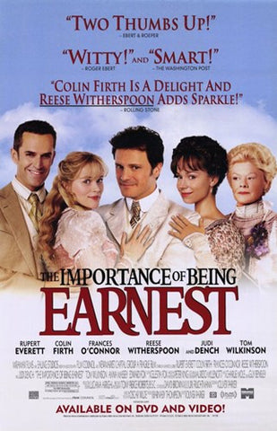 The Importance of Being Earnest Movie Poster Print