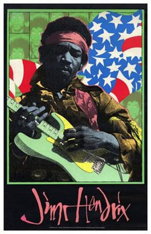 Jimi Hendrix Movie Poster Print
