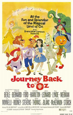 Journey Back to Oz Movie Poster Print