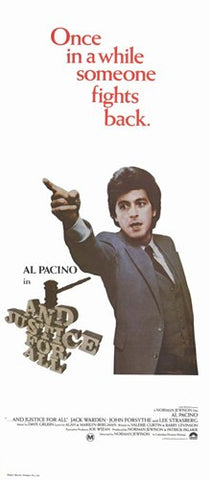 and Justice for All Movie Poster Print